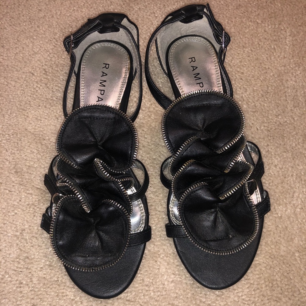 Rampage Black Sandals
